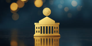 Obrázek ve zpravodajském stylu zaměřený na institucionální zájem o krypto ETFs